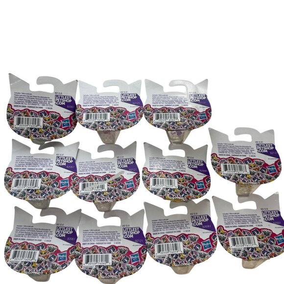 Littlest Pet Shop LP Mini Pet Figurine Toy Gift Cake Topper Toys Lot of 11 New - Picture 2 of 12